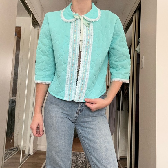 SOLD Vintage quilted jacket - Picture 1 of 7